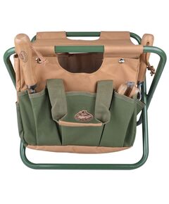 Esschert design borsa per attrezzi da giardino e sgabello gt01