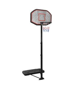 Supporto per pallacanestro nero 258-363 cm polietilene