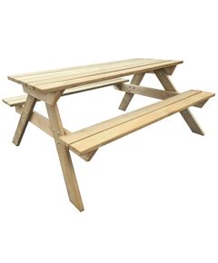 Tavolo da picnic 150x135x71,5 cm in legno