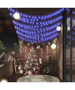 Filo di luci sferiche 40 m 400 led blu con 8 funzioni