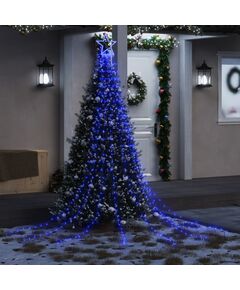 Illuminazione per albero di natale 320 led blu 375 cm