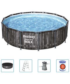 Bestway set piscina rotonda steel pro max 427x107 cm