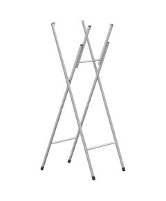 Gambe pieghevoli per tavolo da bar argento 45x53x108 cm acciaio