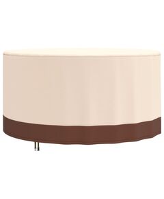 Copertura mobili giardino rotonda beige Ø 157x71 cm 600d oxford