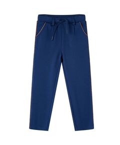 Pantaloni per bambini con coulisse blu marino 128