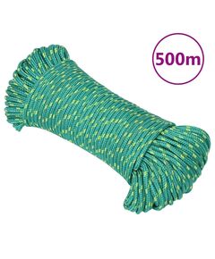 Corda nautica verde 4 mm 500 m in polipropilene