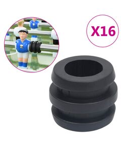 Tappi per asta da calcio balilla per aste da 15,9/16 mm 16 pz