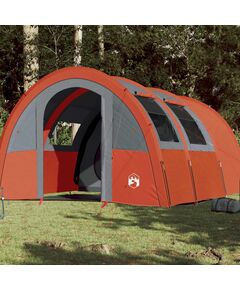 Tenda campeggio 4persone grigia e arancione 483x340x193 taffetà