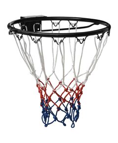 Canestro da basket nero 39 cm acciaio