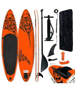 Set tavola gonfiabile da sup 366x76x15 cm arancione