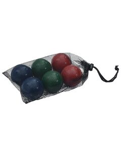 Set bocce 8 pz con custodia trasporto in legno massello di pino