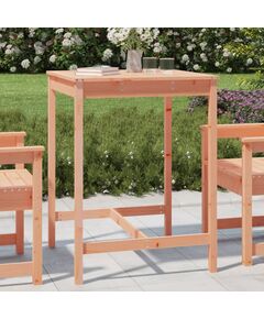 Tavolo da giardino 82,5x82,5x110cm in legno massello di douglas