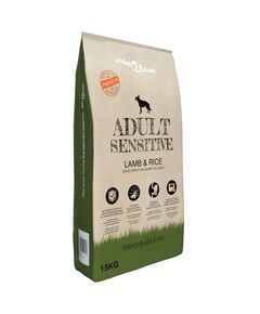 Cibo secco per cani premium adult sensitive lamb & rice 15 kg