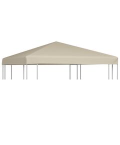 Tetto per gazebo 310 g/m² 3x3 m beige