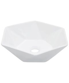 Lavandino 41x36,5x12 cm in ceramica bianco