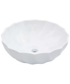 Lavandino 46x17 cm in ceramica bianco