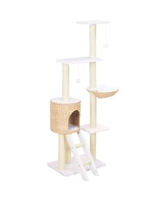 Albero per gatti con tiragraffi in sisal seagrass