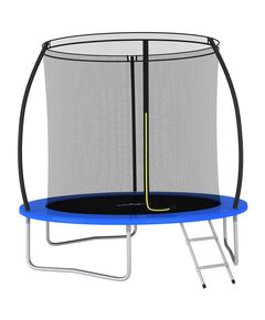 Set trampolino rotondo 244x55 cm 100 kg