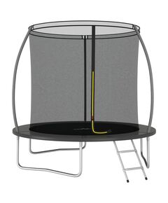 Set trampolino rotondo 244x55 cm 100 kg