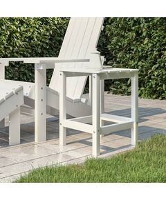 Tavolo da giardino adirondack bianco 38x38x46 cm hdpe