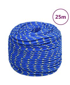 Corda nautica blu 6 mm 25 m in polipropilene