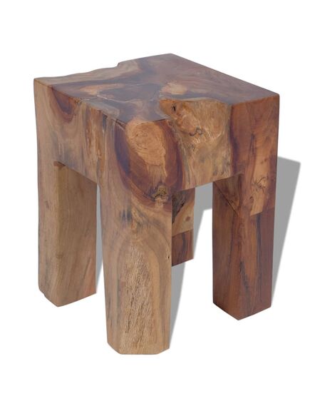 Sgabello in legno massello di teak