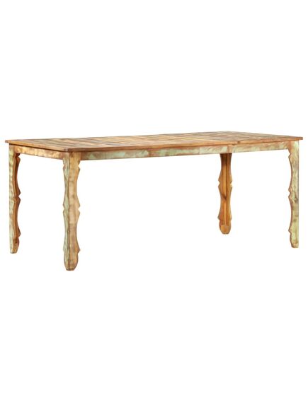 Tavolo da pranzo 180x90x76 cm in legno massello di recupero