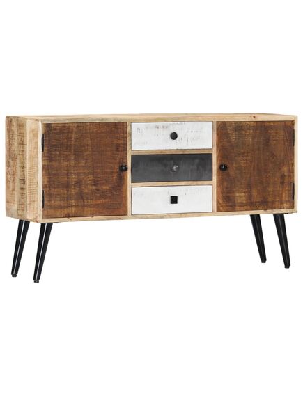 Credenza 118x30x62 cm in legno massello di mango