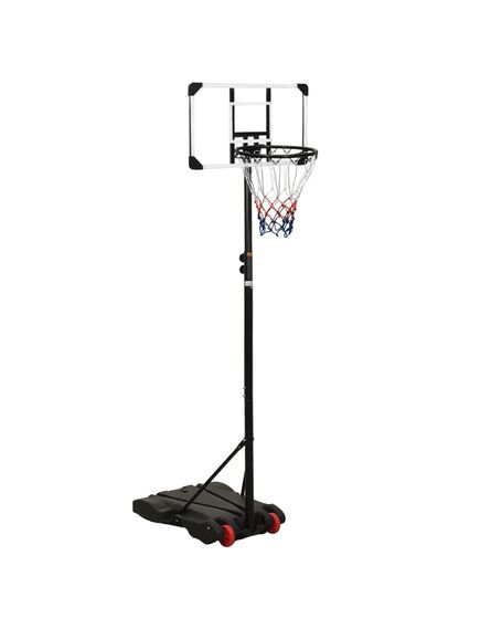 Supporto per pallacanestro trasparente 216-250 cm policarbonato