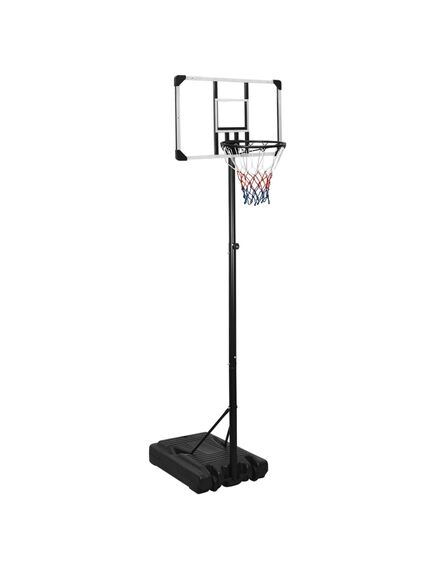 Supporto per pallacanestro trasparente 235-305 cm policarbonato