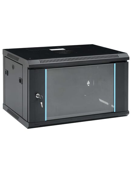 Armadietto di rete a parete 6u da 19" ip20 600x450x375 mm