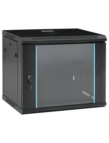 Armadietto di rete a parete 9u da 19" ip20 600x450x510 mm