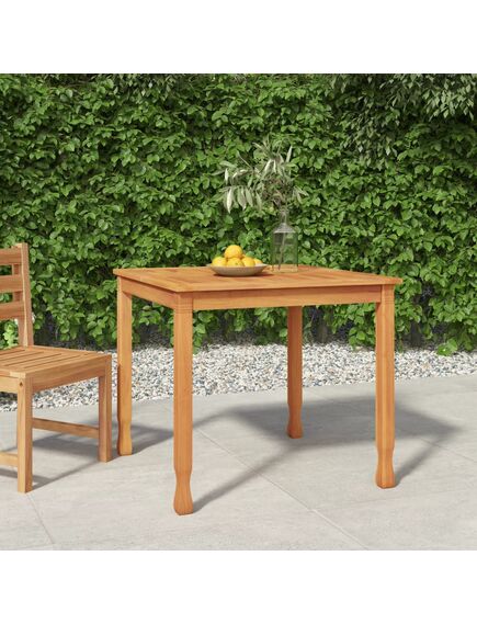 Tavolo da pranzo da giardino 85x85x75 cm legno massello di teak