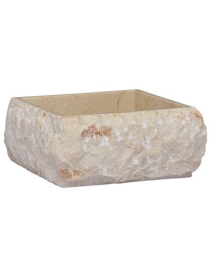 Lavandino crema 30x30x13 cm in marmo