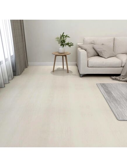 Listoni per pavimenti autoadesivi 55 pz in pvc 5,11 m² beige