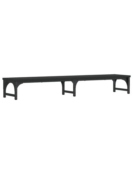 Supporto per monitor nero 105x23x15,5 cm legno multistrato