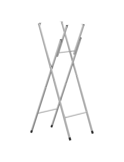 Gambe pieghevoli per tavolo da bar argento 45x53x108 cm acciaio