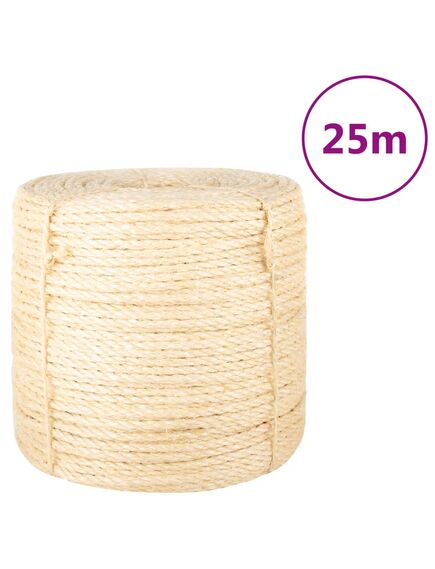 Corda in sisal 100% 6 mm 25 m