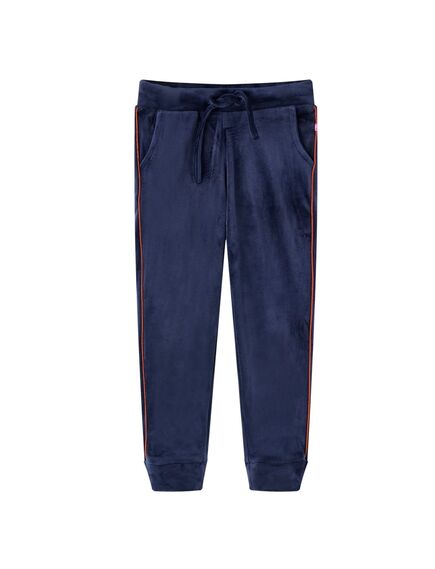 Pantaloni tuta per bambini blu marino 140