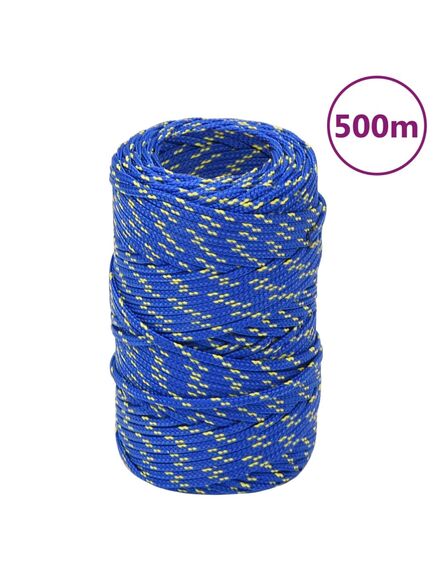 Corda nautica blu 2 mm 500 m in polipropilene