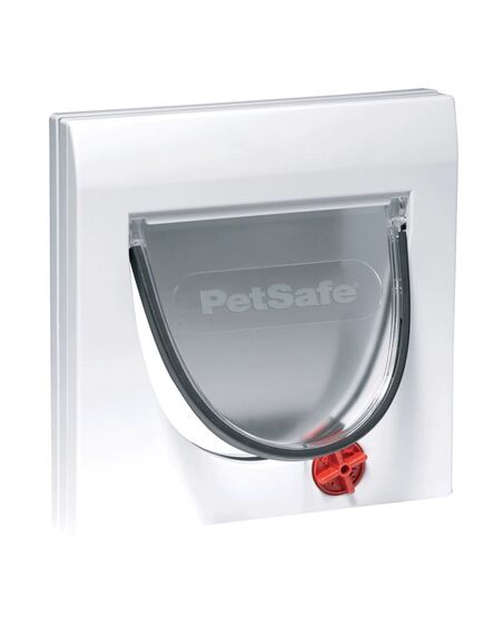 Petsafe porta per gatti manuale a 4 modalità tunnel classic 917 bianco