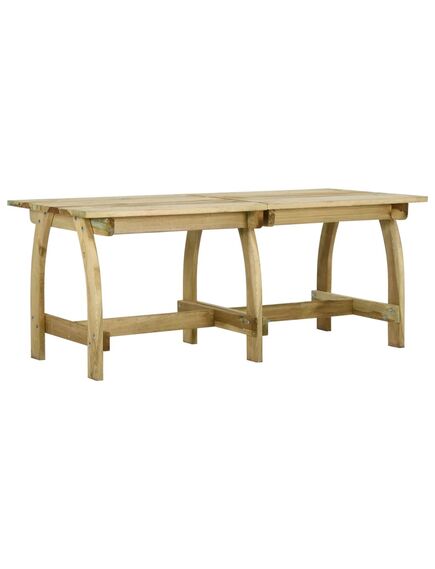 Tavolo da giardino 220x74x75 cm in legno di pino impregnato