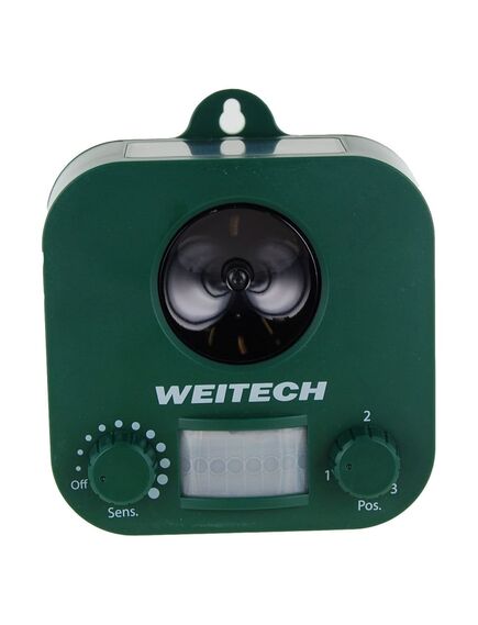 Weitech repellente per parassiti a energia solare da giardino 50 m²