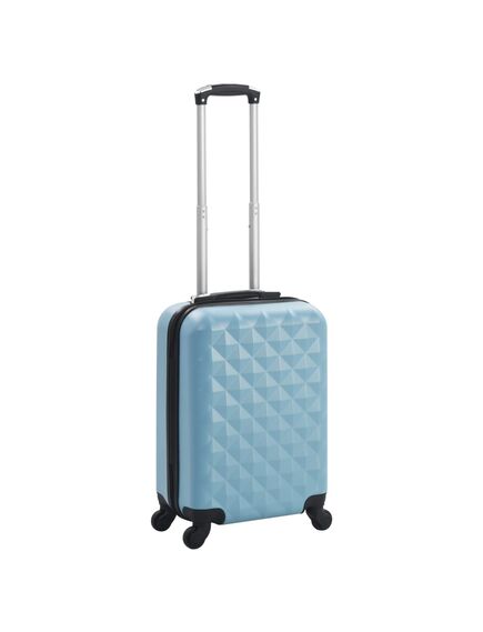 Trolley a custodia rigida blu abs