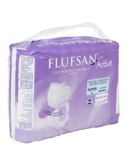 Flufsan mutande per incontinenza per adulti 14 pz taglia xl