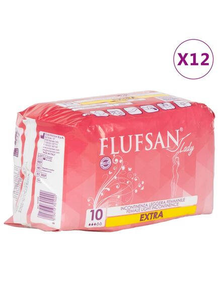 Flufsan assorbenti da donna per incontinenza 120 pz