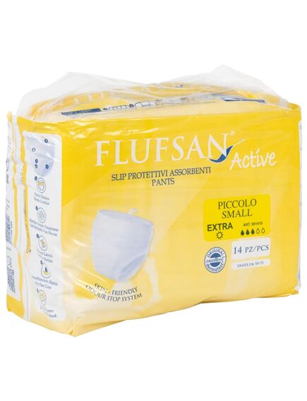 Flufsan mutande per incontinenza per adulti 14 pz taglia s