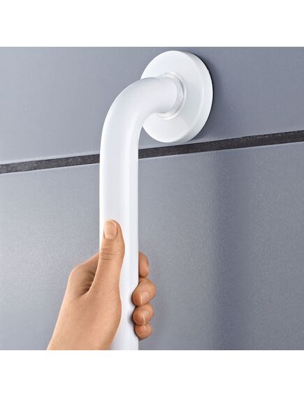 Ridder maniglione di sicurezza 30 cm in alluminio bianco a00130101