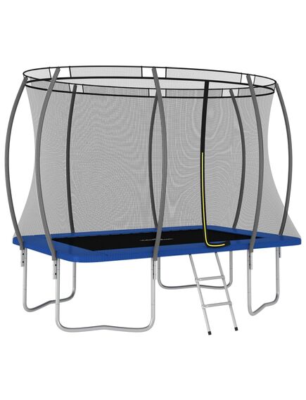 Set trampolino rettangolare 274x183x76 cm 150 kg