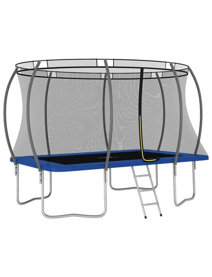 Set trampolino rettangolare 335x244x90 cm 150 kg